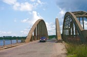 Автомобильный мост через Жабню.
