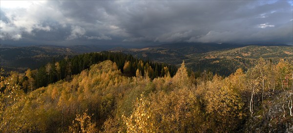 Панорама с вершинки над Тузуксу