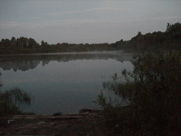 Белая ночь на Шибковском озере.