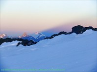 Тень от склона Эльбруса-гора Эльбрус