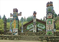 Totem_poles-Культурная деревня аборигенов Формосы