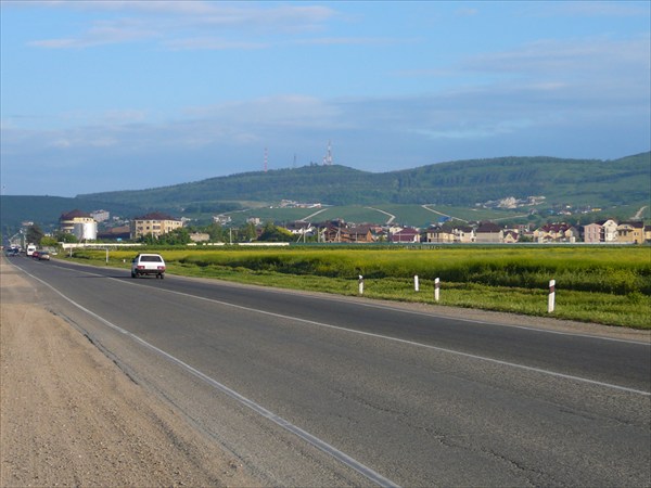 Выезд с гор на равнину перед Анапой