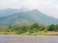 Типичный пейзаж Северного Лаоса