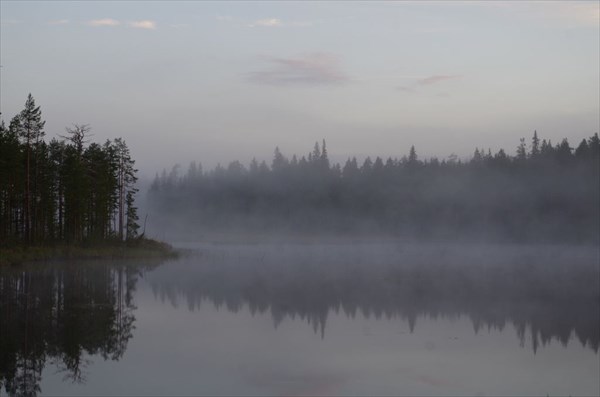 на фото: Раннее утро