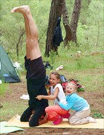 Урок йоги для маленьких