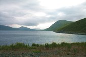 Laksefjorden с дороги на Нордкин