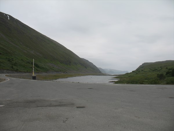 На перемычке. Вид на Eidsfjorden