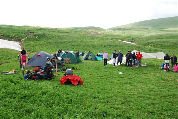 Лагерь на "Рубленном"
