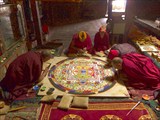 Монастырь Рангдум, в зале медитаций