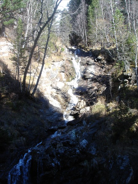 Водопад "Егерьский"  каньон р. Иня.
