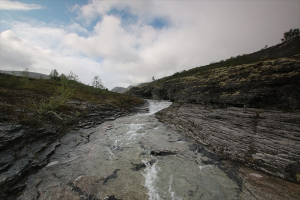Водопад на Умбозерским перевалом