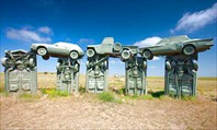 Carhenge2-Памятник современного искусства "Кархендж"