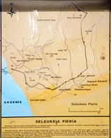 карта Селевкии Пиэрии -  древнего города неподалеку от Антиохии-Туннель Титуса