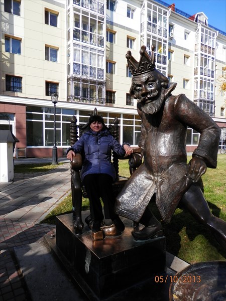 Аллея скульптур, посвященных героям произведений П.П.Ершова