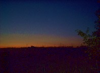 Вечерний закат-поселок Будановка
