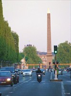 Вид на Площадь Согласия. Апрель, 2011-город Париж
