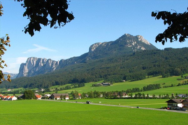 Австрийские Альпы вдоль трассы Зальцбург-Вена