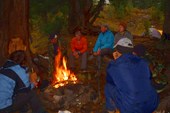 У костра