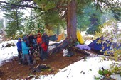 Лагерь за перевалом Штатив