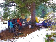 Лагерь за перевалом Штатив