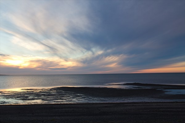 Закат на Карском море.