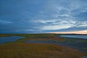 Коса в устье Салепэяхи. Справа-море, слева - река