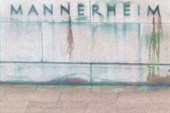 Дождь и памятник Маннергему