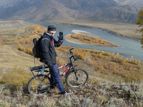 А я на велосипеде