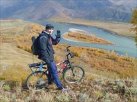 А я на велосипеде