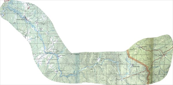Карта реки Лемеза