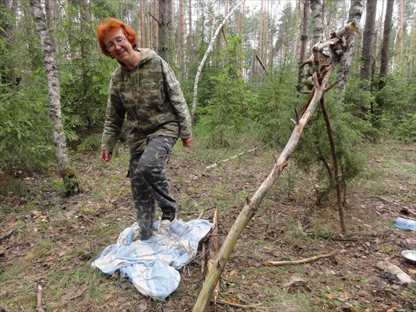 Тушение костра