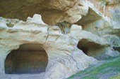 Пещеры Тепе-Кермен, северо-восточный склон