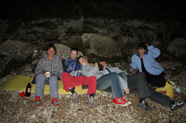 в штольнях на посвящении втуристы