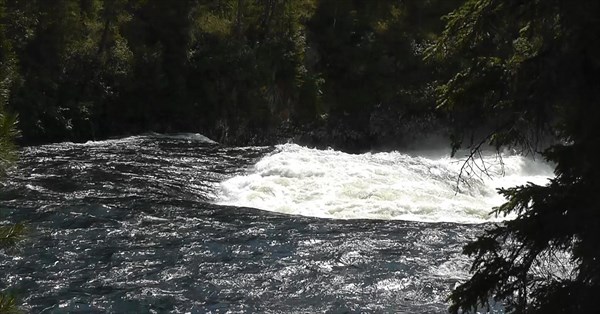 Начало Хамсаринского водопада