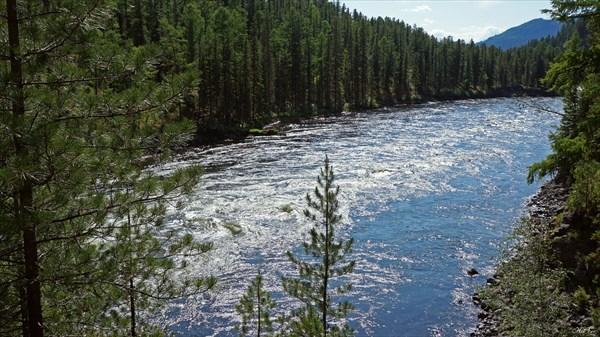 Хамсара сразу после водопада