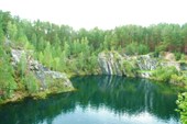 Тальков Камень. Вид на озеро со скалы