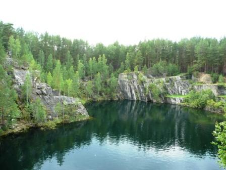 Тальков Камень. Вид на озеро со скалы