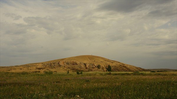 Гора Шаманка. Вид со стороны раскопа