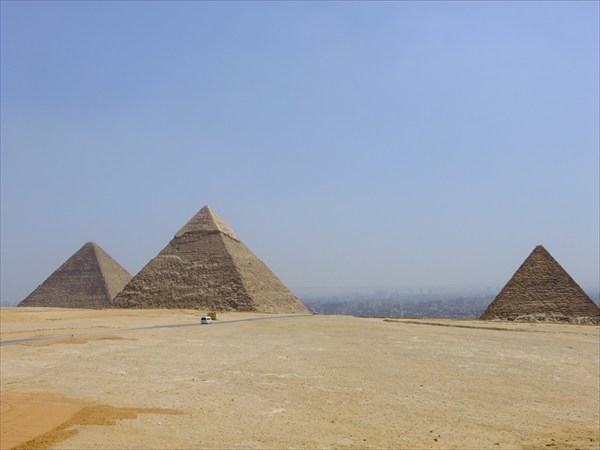 Вид на Каир с Гизы
