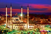 Ночная мечеть-Мечеть имени Ахмата Кадырова "Сердце Чечни"