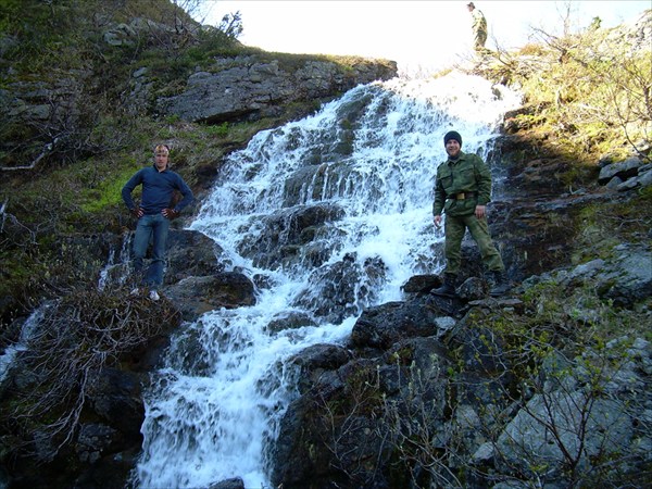 Водопад в Хибинах