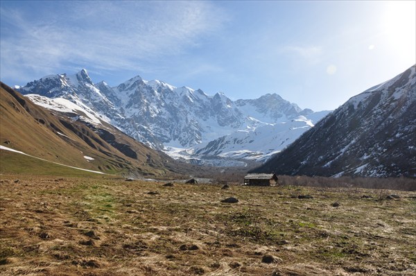 Стоянка после перевала Чхундер