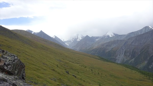 Туман накрывает Бельки, дело к дождю...