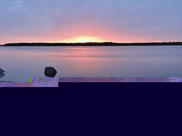 Закат на Хедострове.