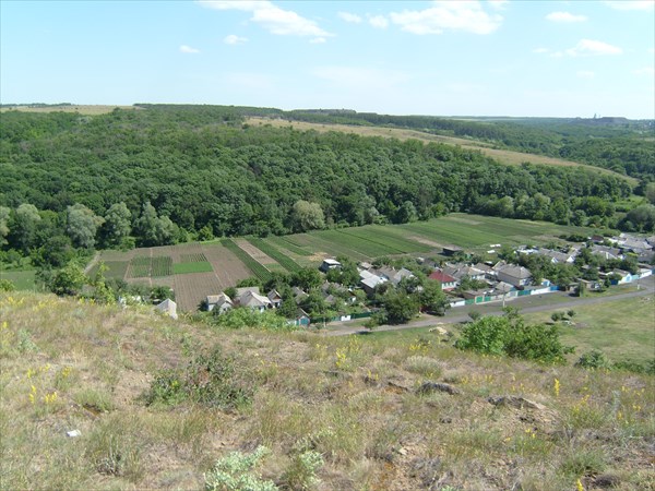 Вид на с. Картушино.